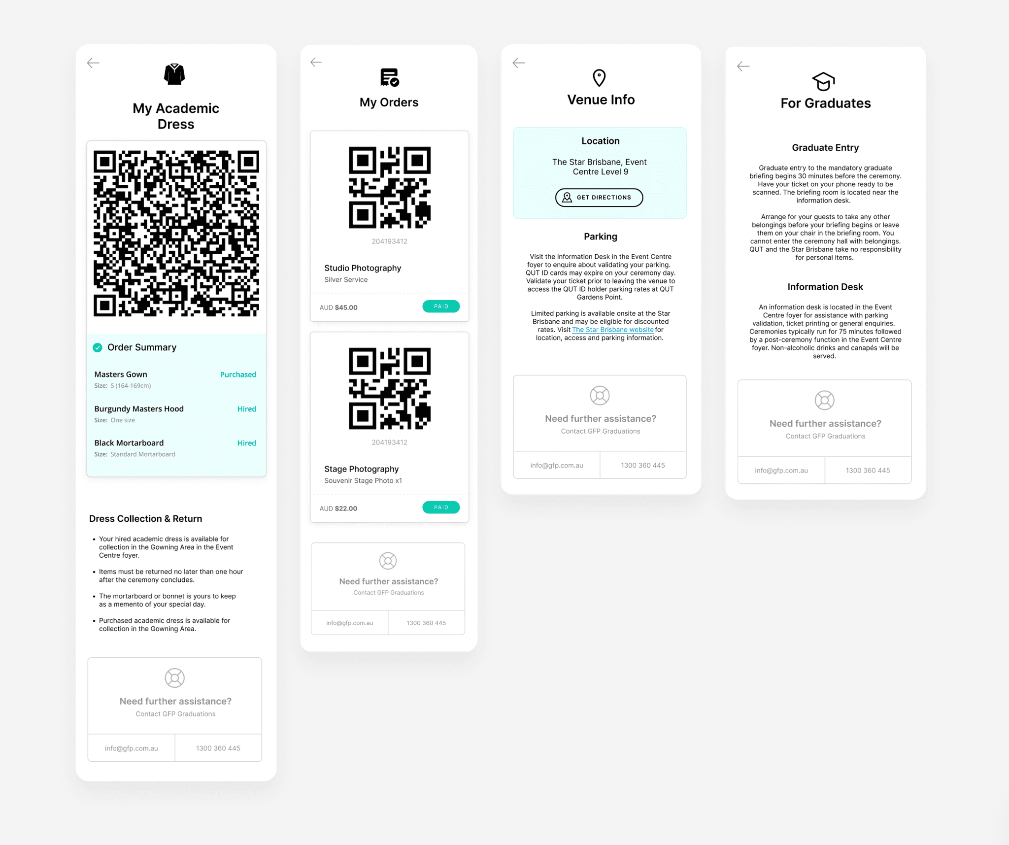 GFP Mobile Ticket App - solution 1
